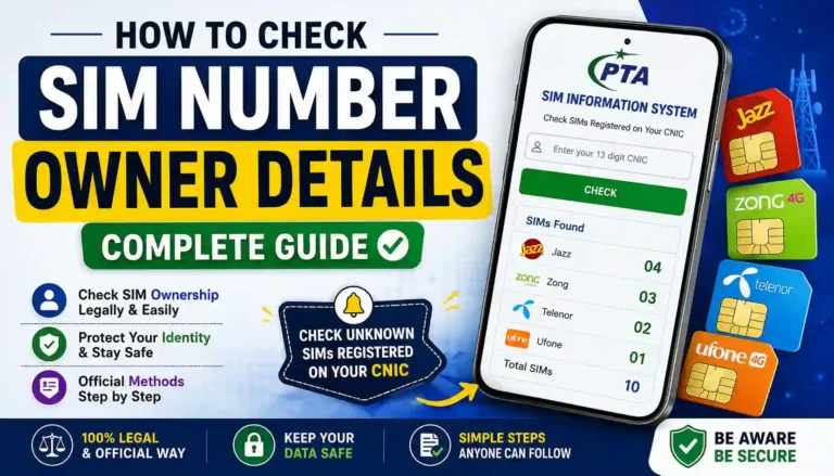 How to Check SIM Number Owner Details